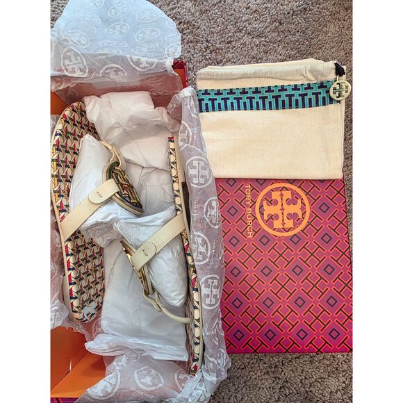 Tory Burch Enamel Miller Soft Sandal 7.5 - Picture 2 of 10